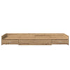Seng med lagring med skuff Artisan Eik 90 x 200 cm Konstruert tre