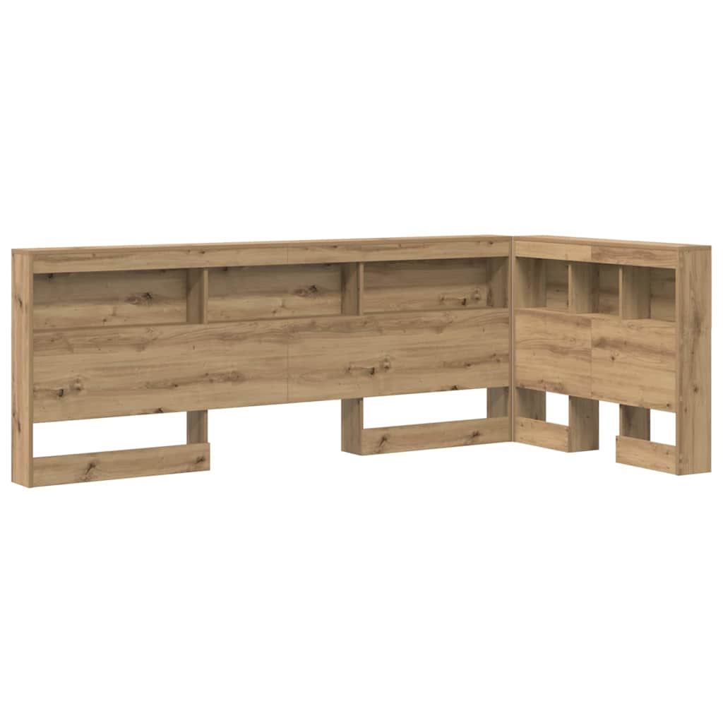 Lagringshodegavl med hylle Artisan Eik 100 cm Konstruert tre