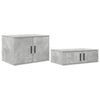 Seng med lagring Betonggrå 234 x 118 x 53,5 cm Konstruert tre
