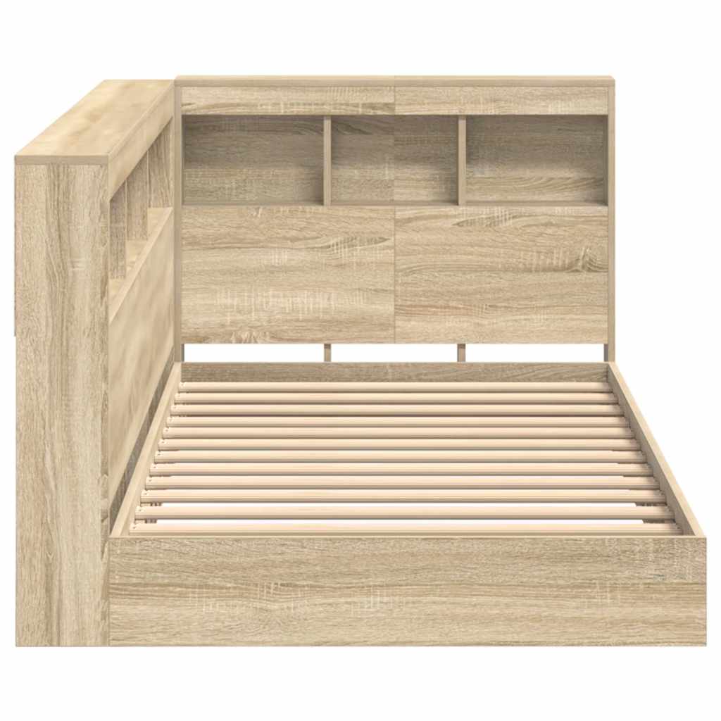 Bokhylle Seng Sonoma eik 100 x 200 cm Konstruert tre