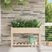Hageblomsterpotte Beige 115 x 59 x 76,5 cm Massiv Furu Tre
