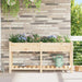 Hageblomsterpotte Beige 161,5 x 45 x 76,5 cm Massiv Furu Tre