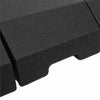 Cantilever parasollbase-sett 4 pcs Svart 98 x 98 x 13 cm Plast