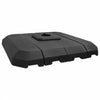Cantilever parasollbase-sett 4 pcs Svart 98 x 98 x 13 cm Plast
