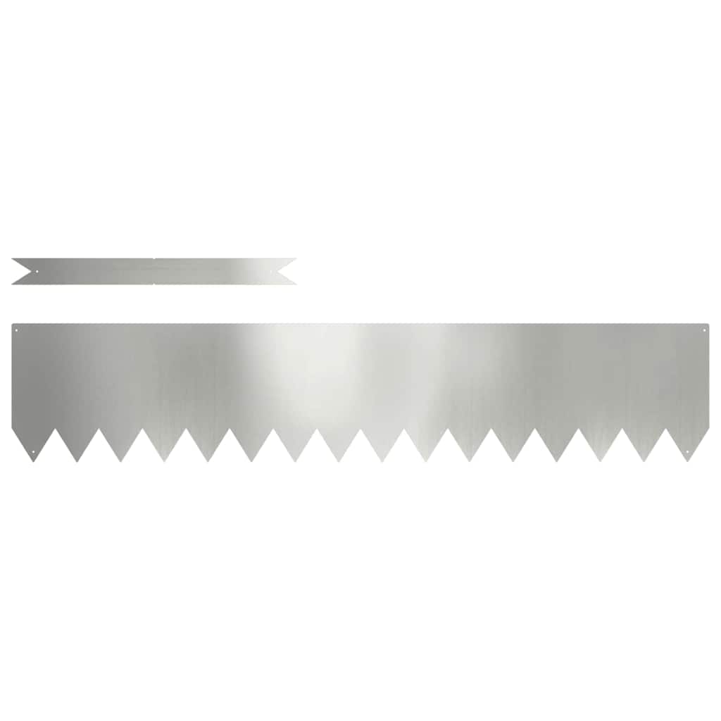 Gjerdekant 50 pcs sølv 100 x 0.05 x 20 cm Galvanisert Stål