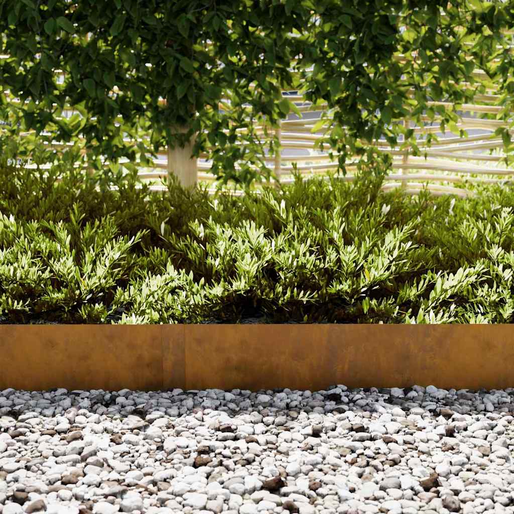 Gjerdekant 50 pcs Brun 100 x 0.05 x 20 cm Cortenstål