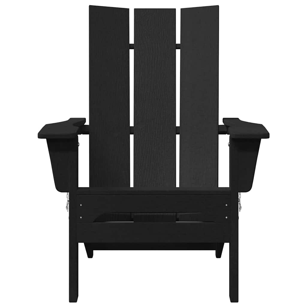 Hage Stol 2 pcs Svart 80.5 x 74.5 x 92 cm Polyethylen