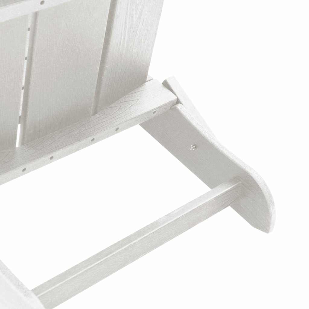 Hage Stol 3 pcs Hvit 80.5 x 74.5 x 92 cm Polyethylen vidaXL