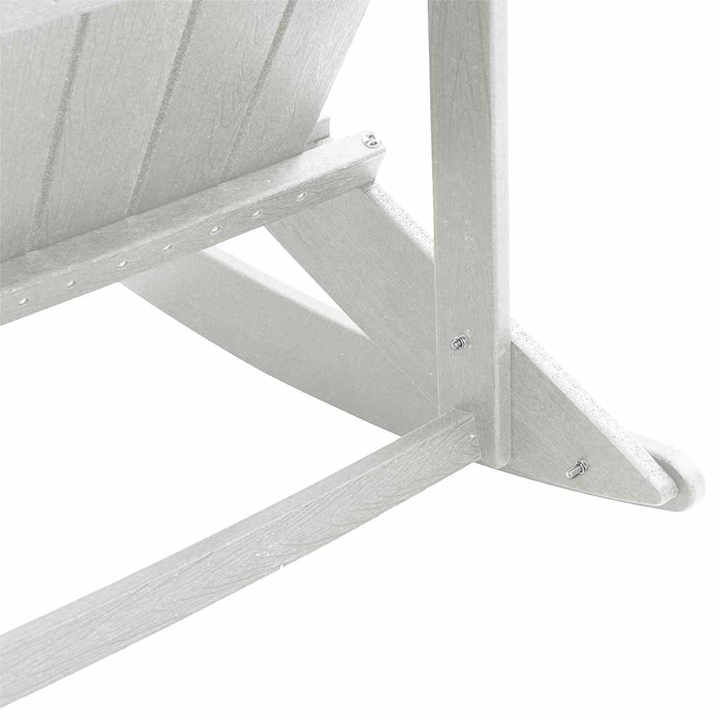 Adirondack Gyngestoler 2 pcs Hvit HDPE