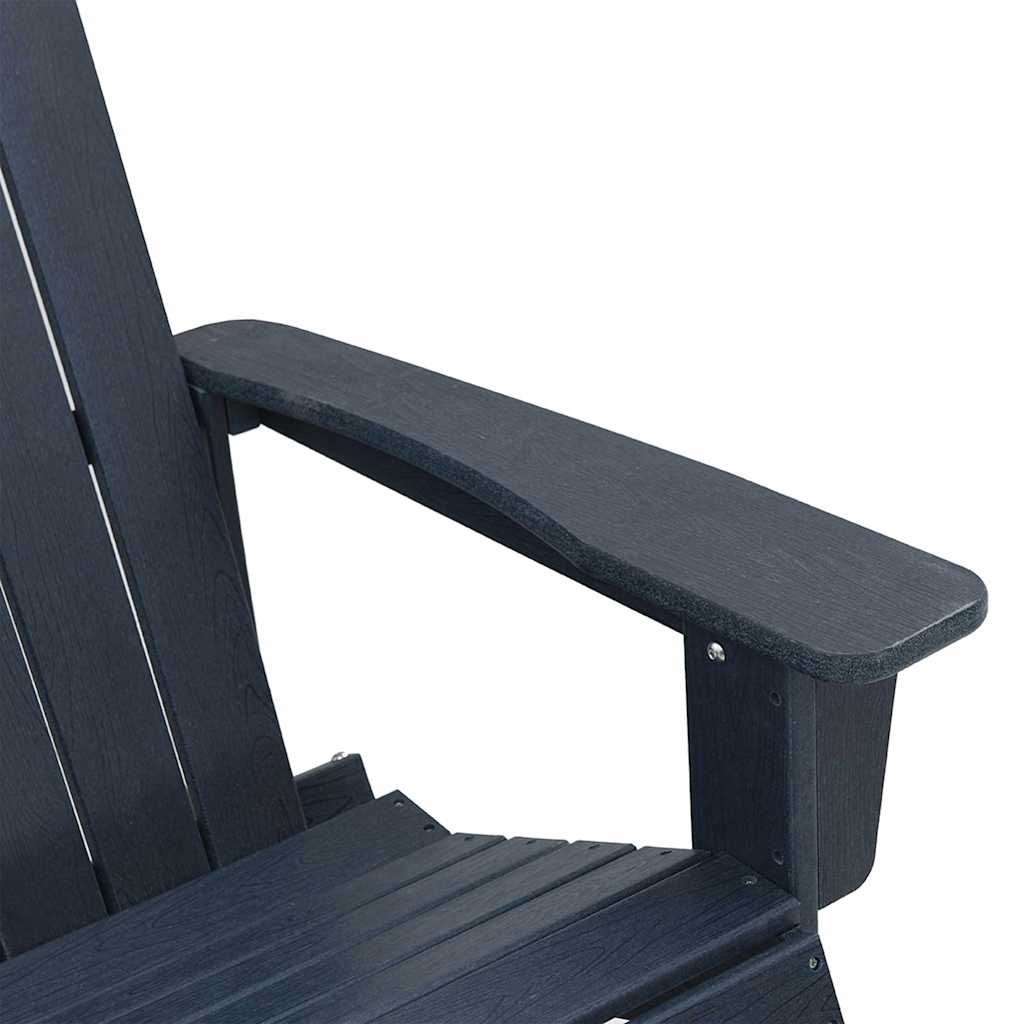 Hage lounge sett 3 pcs Marineblå HDPE