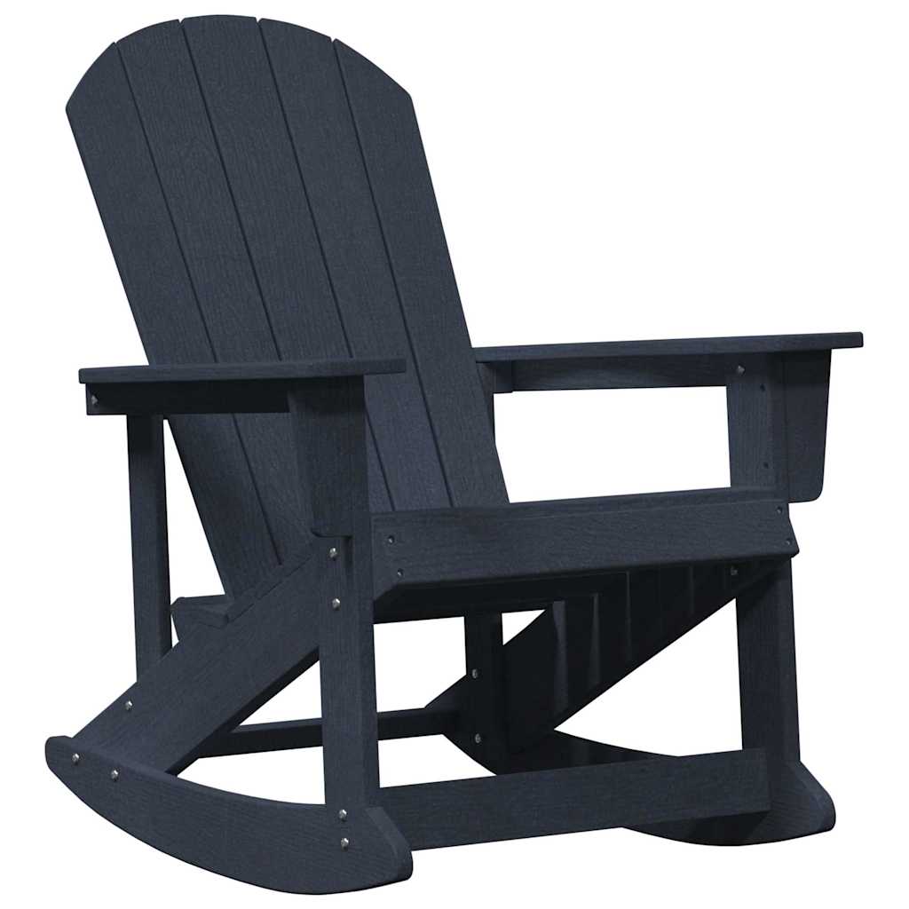 Hage lounge sett 3 pcs Marineblå HDPE