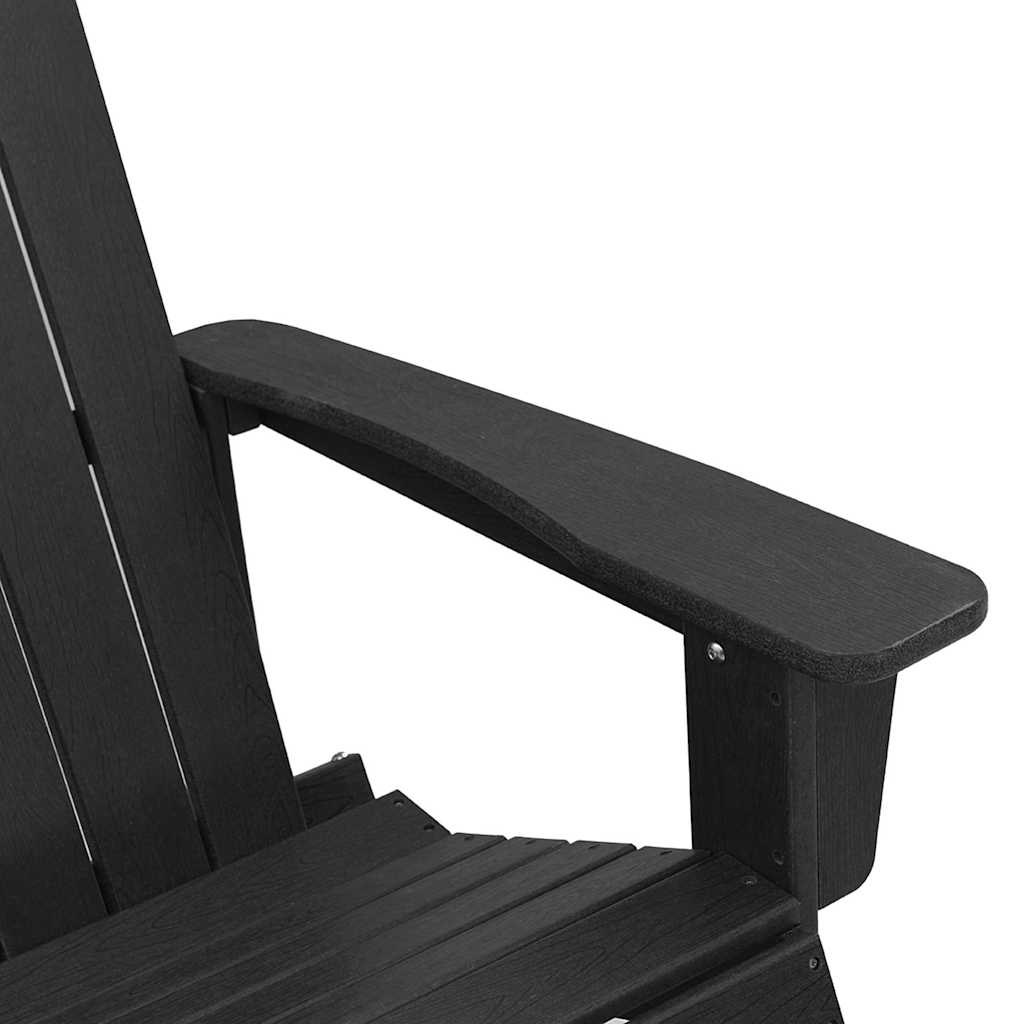 Hage lounge sett 3 pcs Svart HDPE
