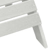 Hage lounge møbler 3 pcs Hvit 38 x 38 x 46cm Plast