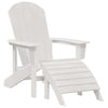 Hage lounge møbler 3 pcs Hvit 38 x 38 x 46cm Plast