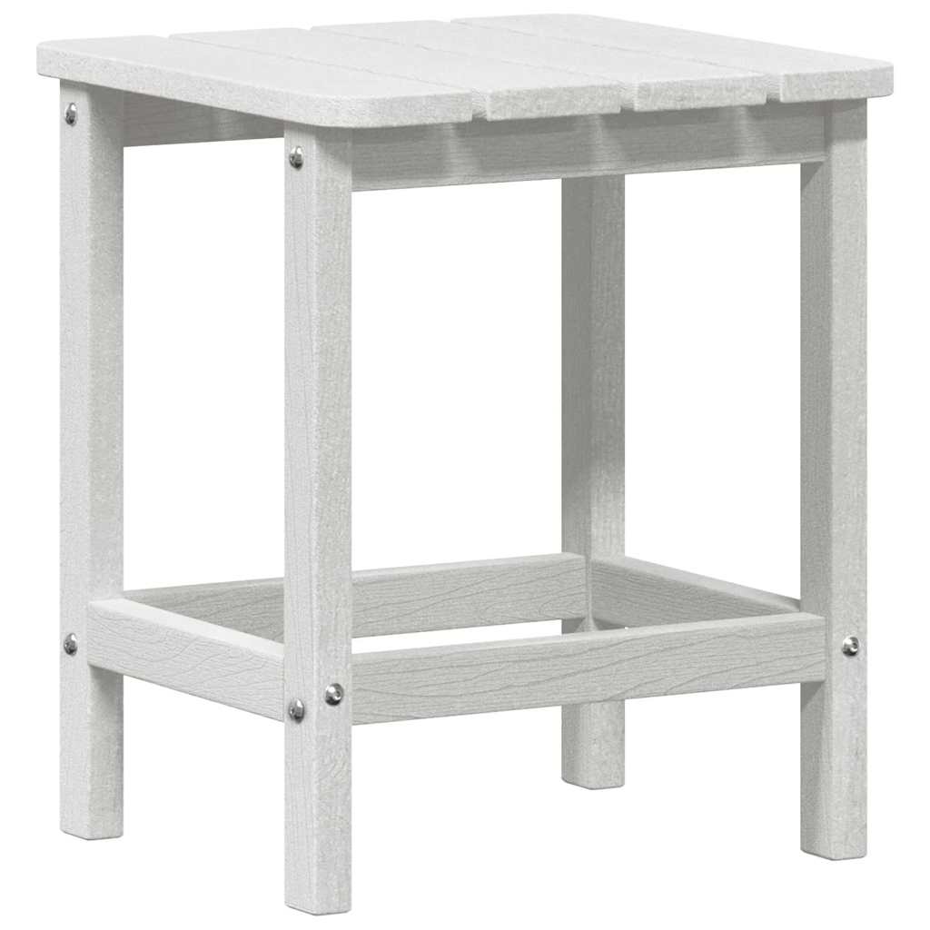 Hage lounge møbler 3 pcs Hvit 38 x 38 x 46cm Plast