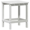 Hage lounge møbler 3 pcs Hvit 38 x 38 x 46cm Plast