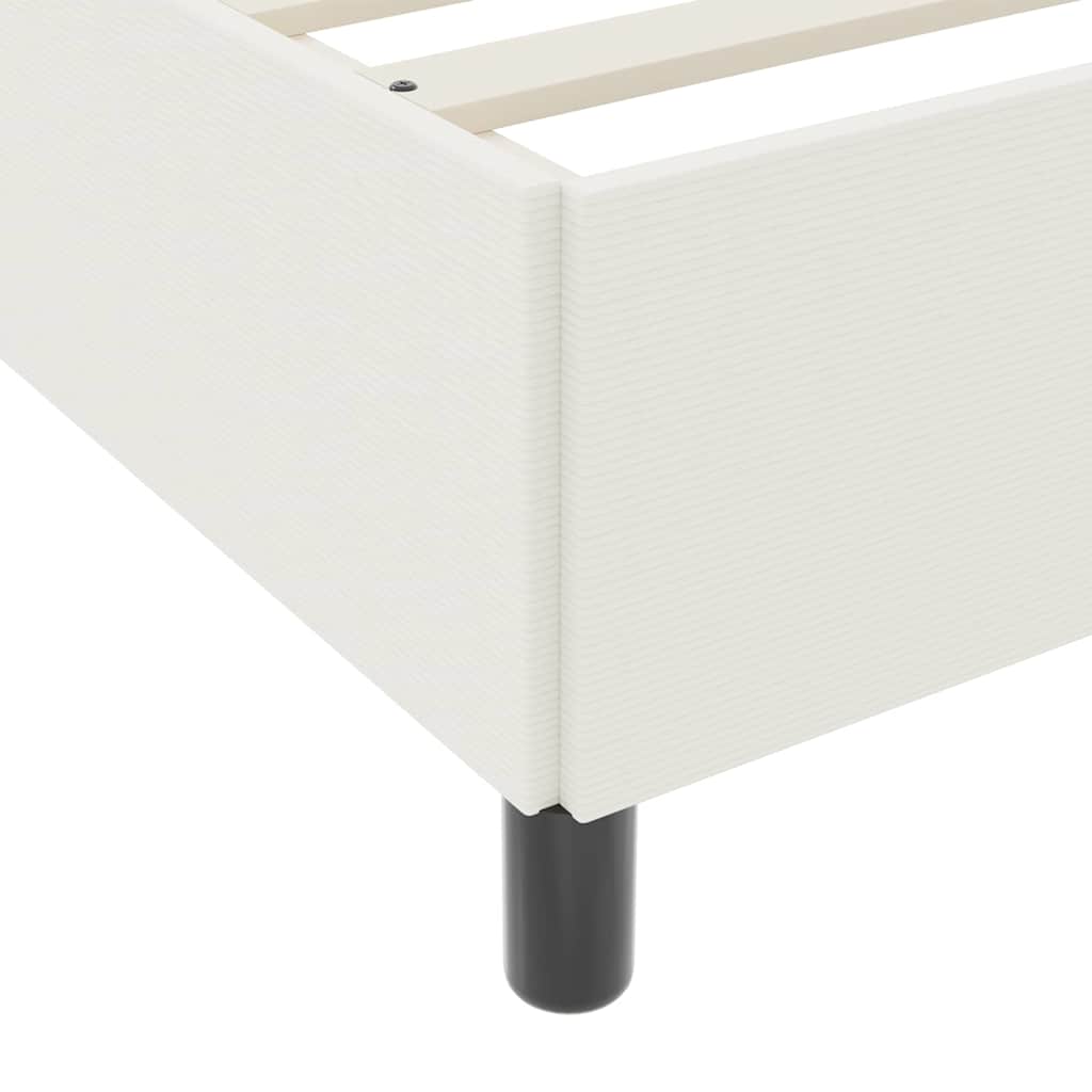 Sengestamme Krem 120 x 200 cm Kordfløyel