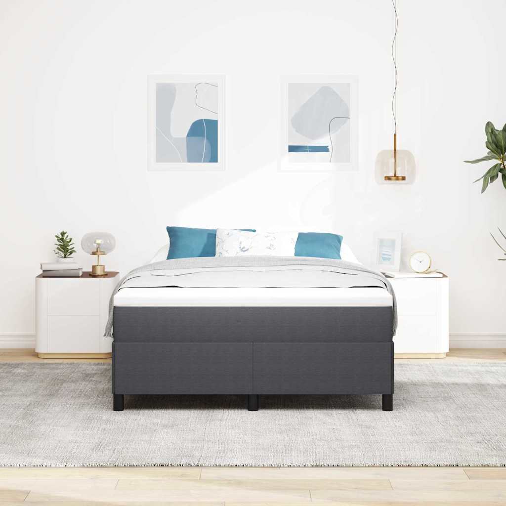 Sengestamme Mørke grå 140 x 200 cm Kordfløyel