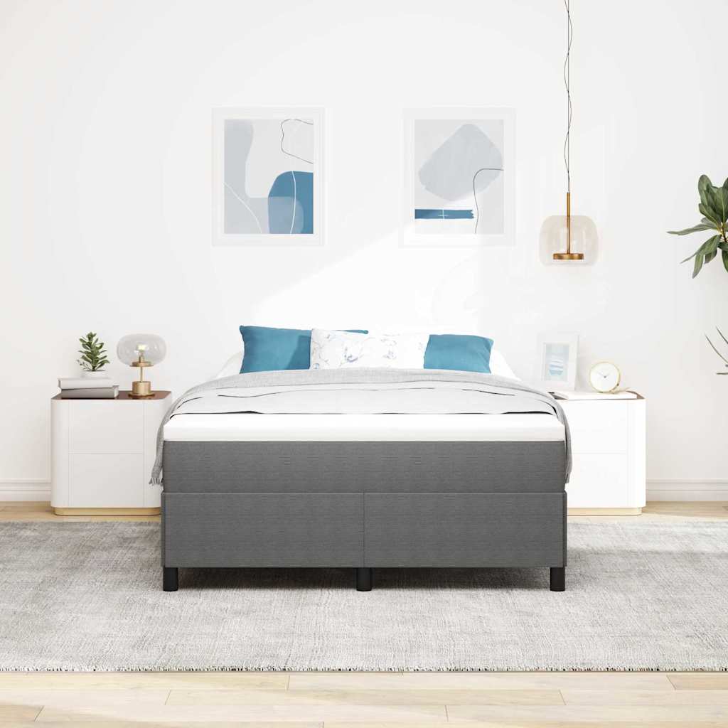 Sengestamme Lysegrå 160 x 200 cm Kordfløyel