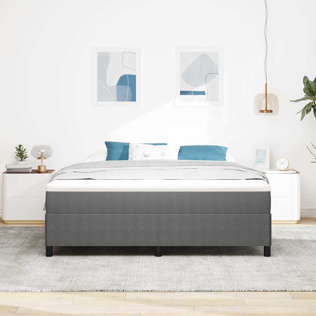 Sengestamme Lysegrå 180 x 200 cm Kordfløyel