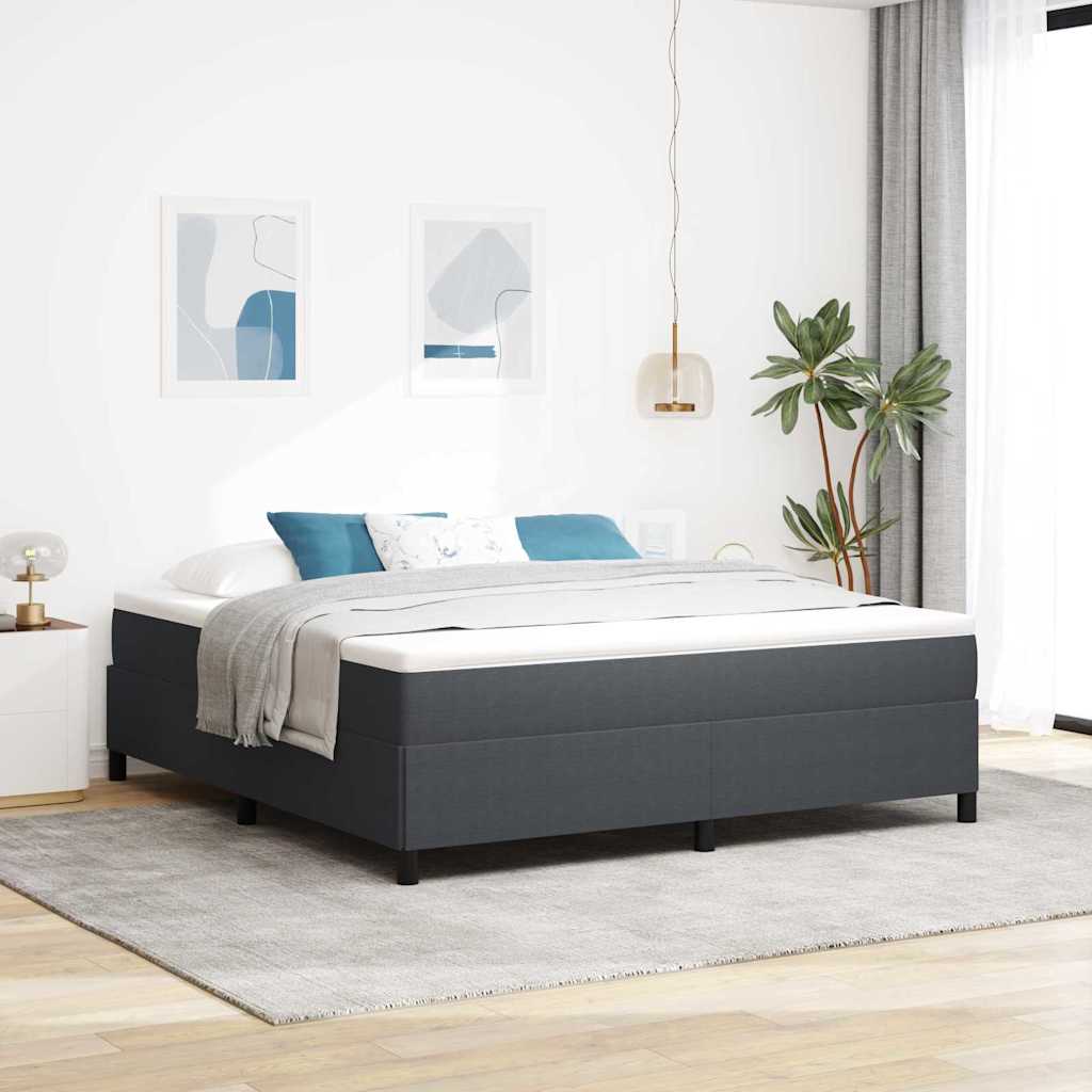 Sengestamme Mørke grå 180 x 200 cm Kordfløyel