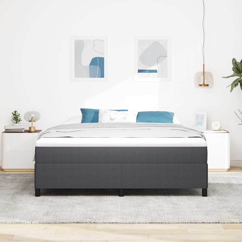 Sengestamme Mørke grå 180 x 200 cm Kordfløyel