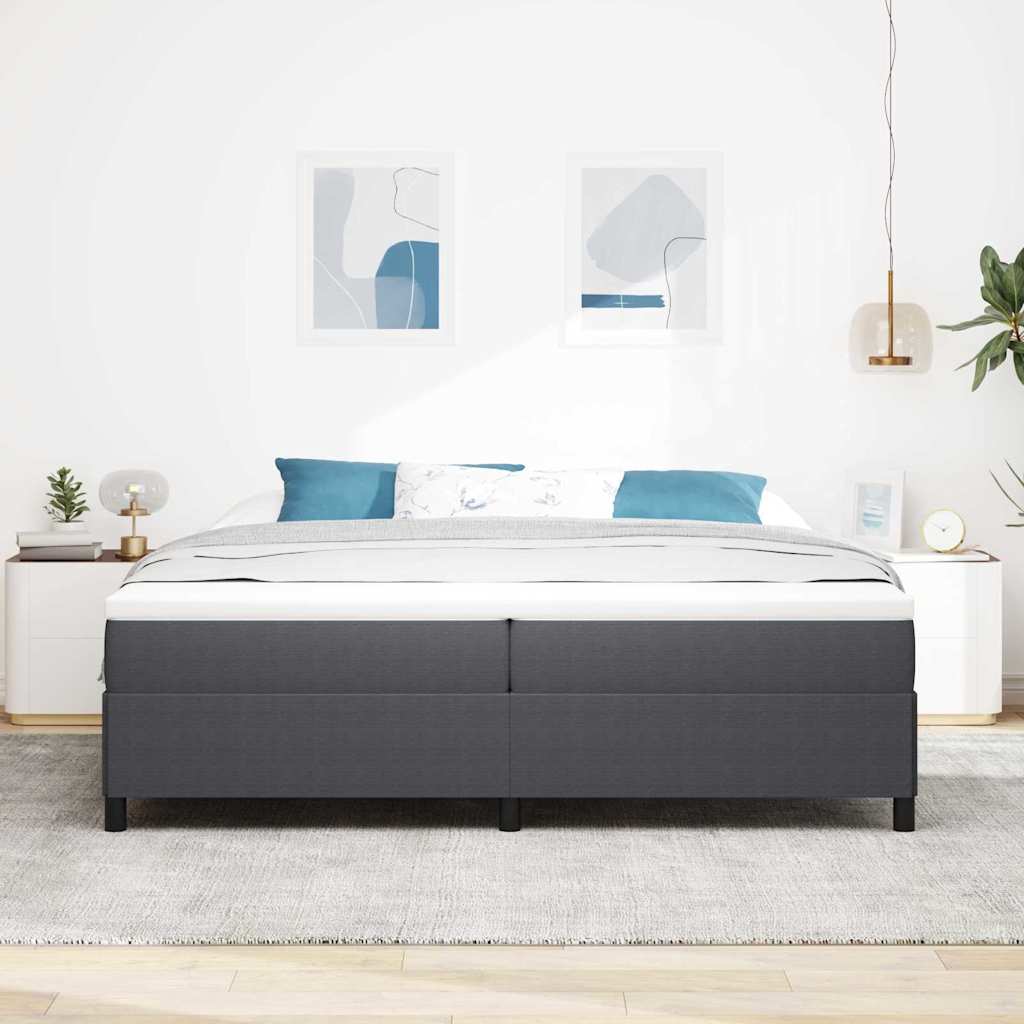 Sengestamme Mørke grå 200 x 200 cm Kordfløyel