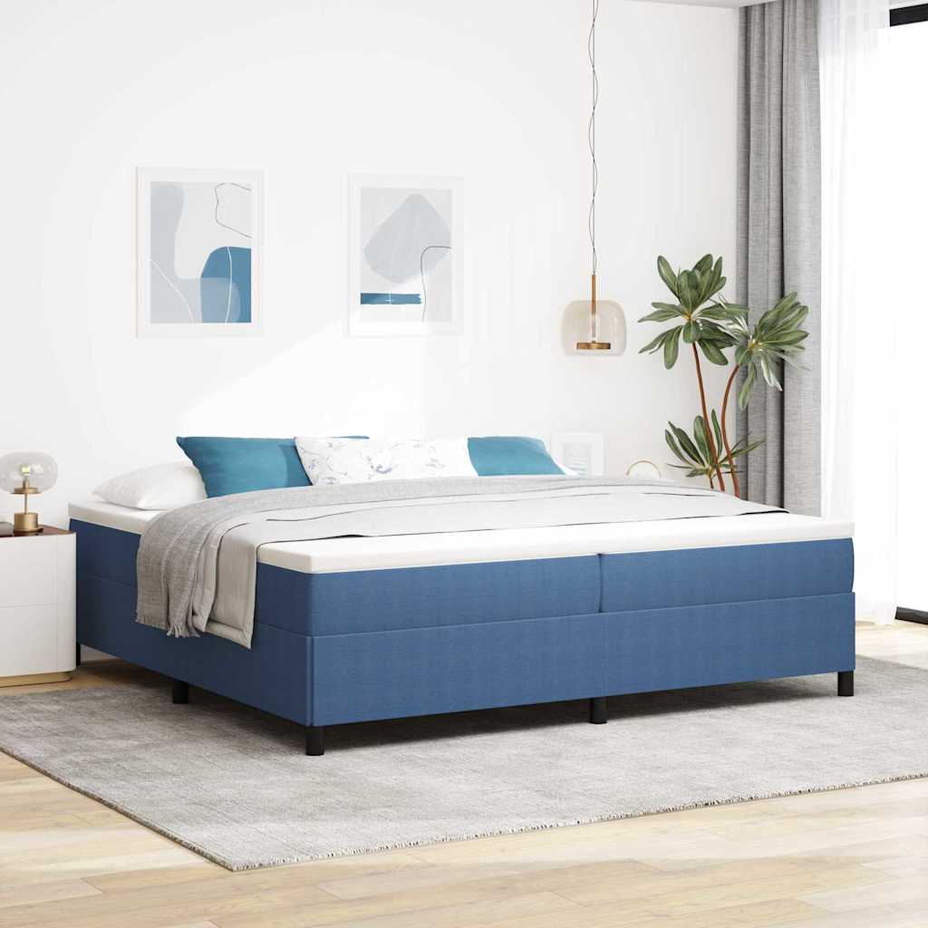 Sengestamme Blå 200 x 200 cm Kordfløyel
