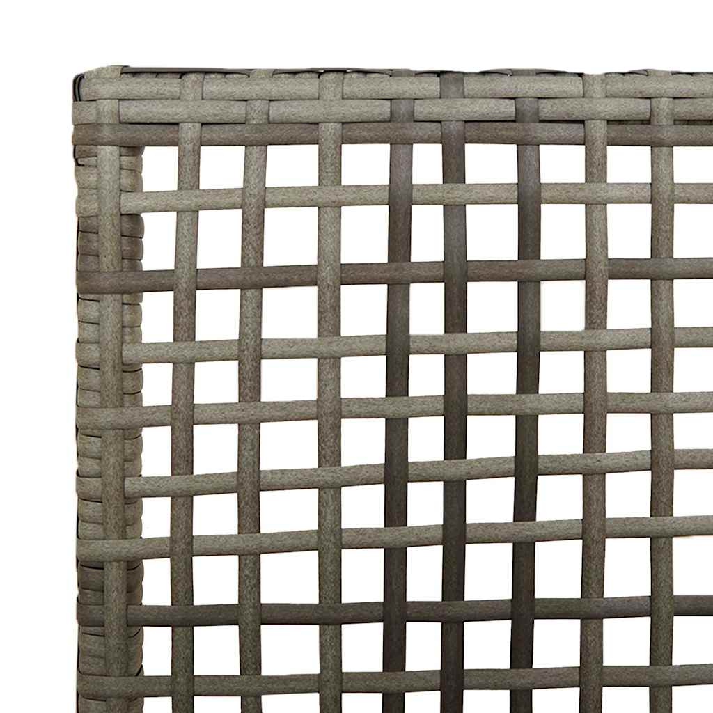 Hage Stol 2 pcs Grå 53 x 60 x 85 cm polyrotting