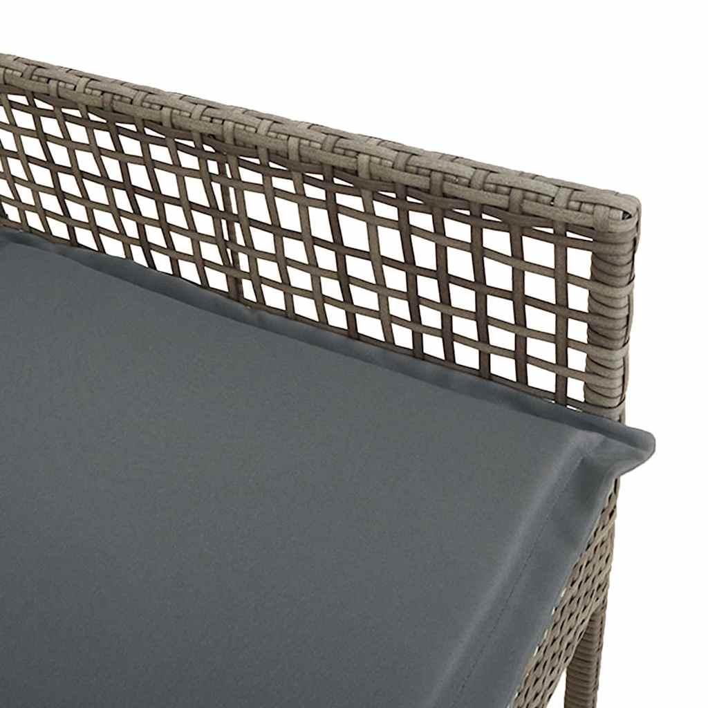 Hage Stol 2 pcs Grå 53 x 60 x 85 cm polyrotting