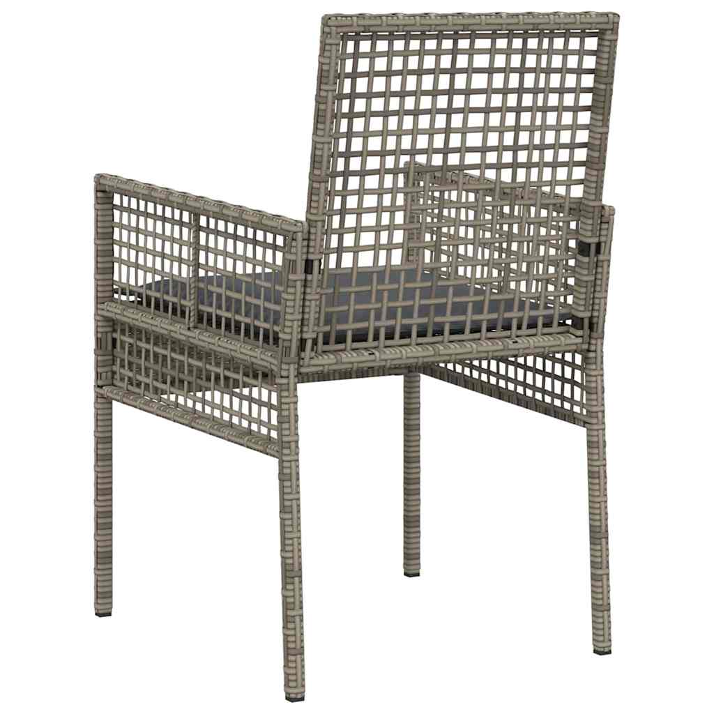 Hage Stol 2 pcs Grå 53 x 60 x 85 cm polyrotting