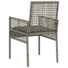 Hage Stol 2 pcs Grå 53 x 60 x 85 cm polyrotting