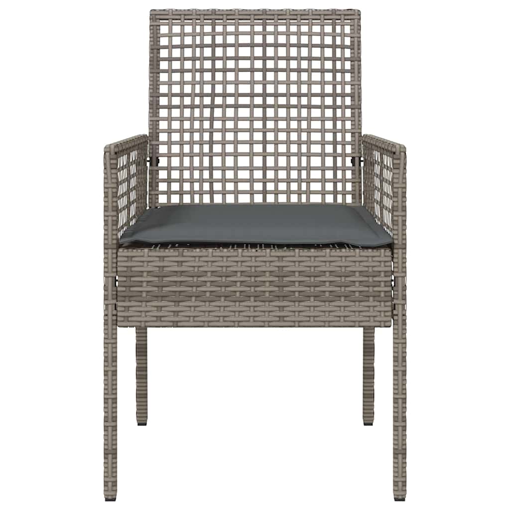 Hage Stol 2 pcs Grå 53 x 60 x 85 cm polyrotting
