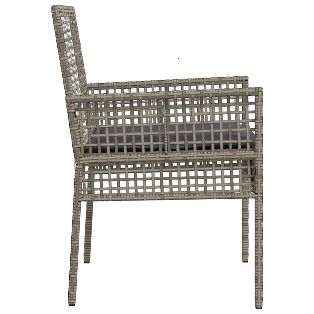 Hage Stol 2 pcs Grå 53 x 60 x 85 cm polyrotting