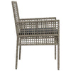 Hage Stol 2 pcs Grå 53 x 60 x 85 cm polyrotting