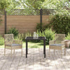 Hage Stol 2 pcs Beige 53 x 60 x 85 cm polyrotting