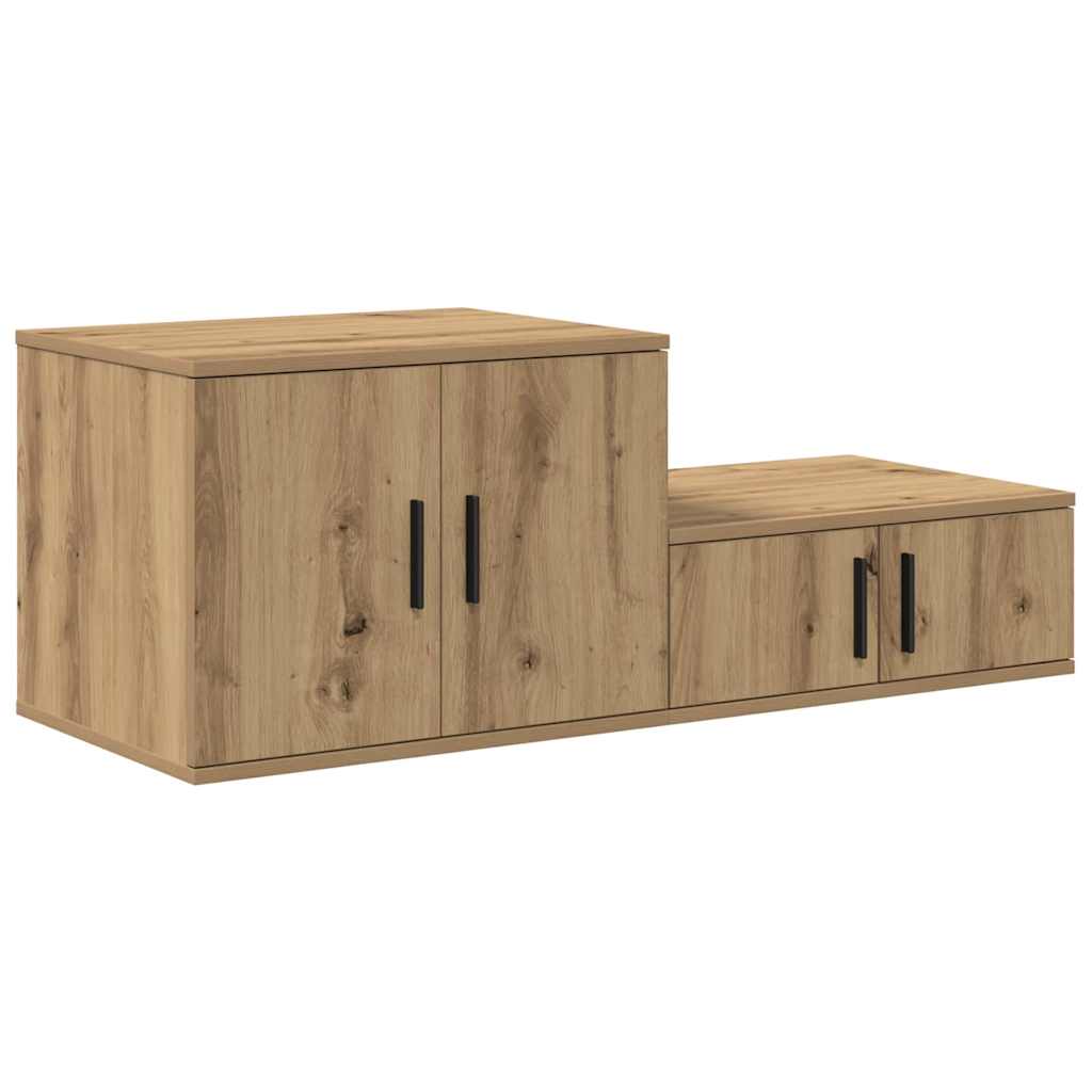 Oppbevaringsskap 2 pcs Artisan Eik 127 x 41 x 40 cm