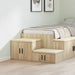 Oppbevaringsskap 2 pcs Sonoma eik 118 x 41 x 40 cm