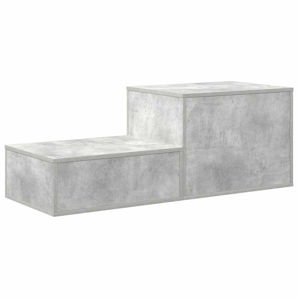 Oppbevaringsskap 2 pcs Betonggrå 108 x 41 x 40 cm