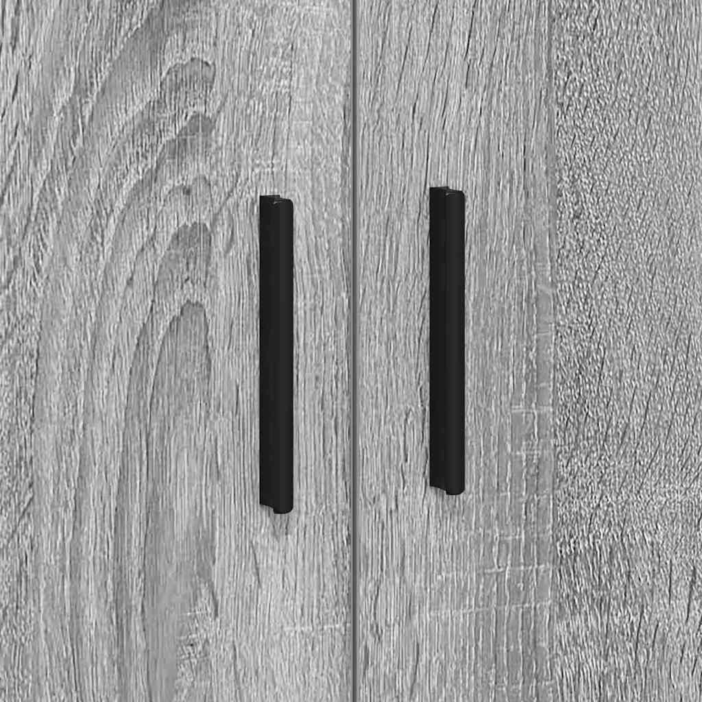 Oppbevaringsskap 2 pcs Grå Sonoma 108 x 41 x 40 cm