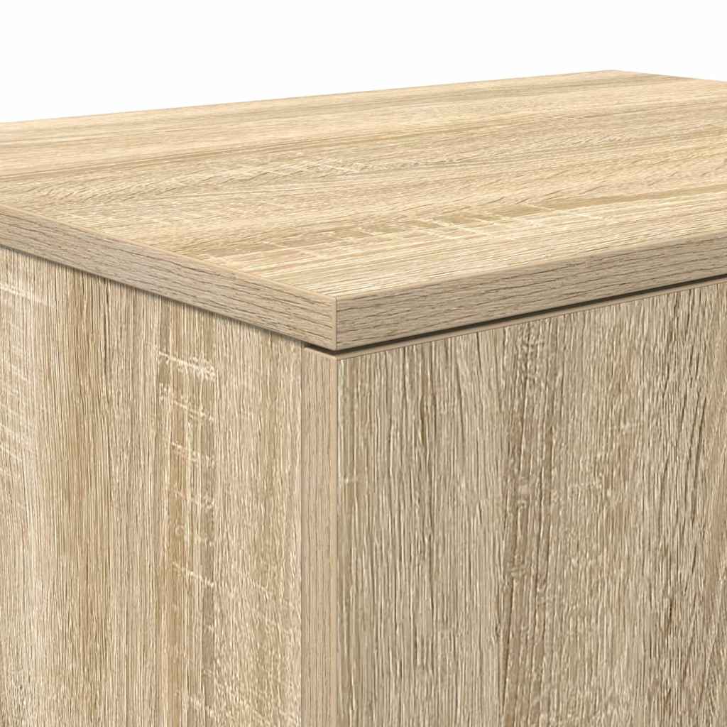 Oppbevaringsskap 2 pcs Sonoma eik 103 x 41 x 40 cm