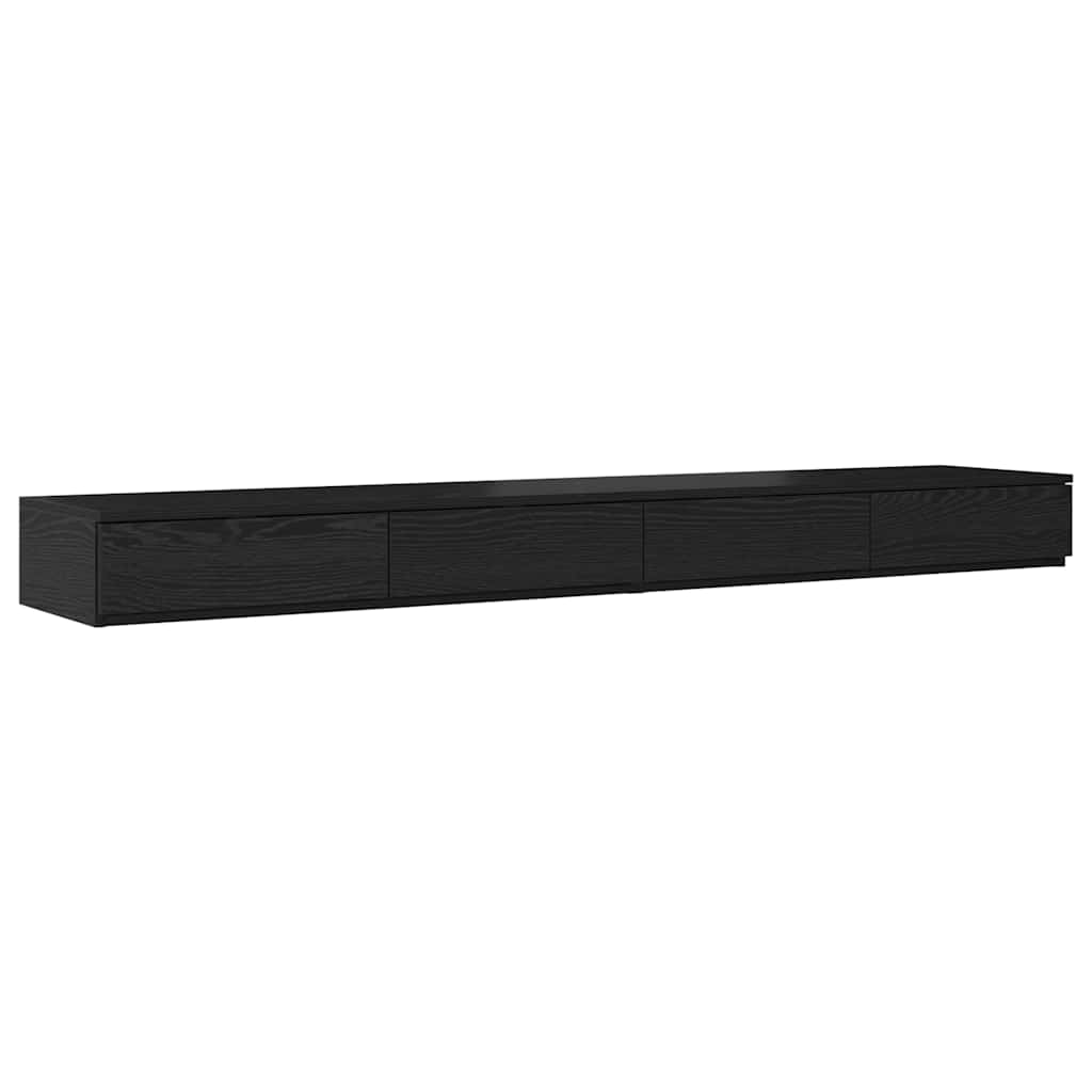 Sengeskuffer Svart Eik 200 x 36,5 x 16,5 cm Konstruert tre