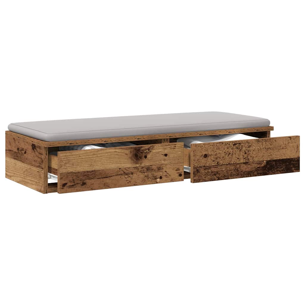 Sengeskuffer Gammelt tre 80 x 36,5 x 16,5 cm Konstruert tre
