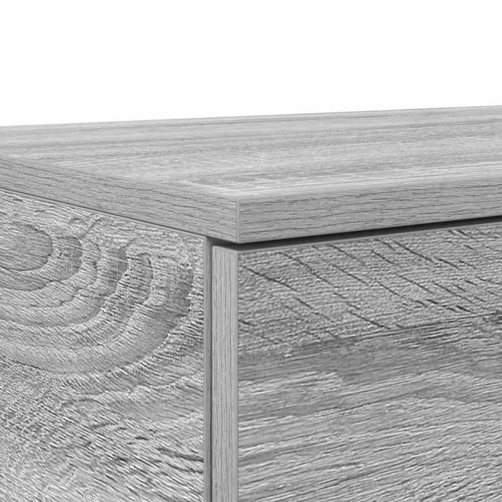 Sengeskuffer Grå Sonoma 90 x 36,5 x 16,5 cm Konstruert tre