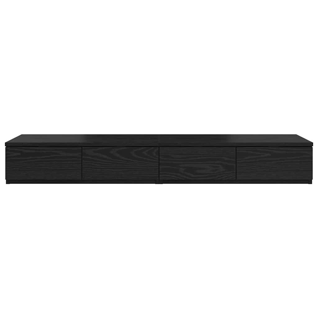 Sengeskuffer Svart Eik 120 x 36,5 x 16,5 cm Konstruert tre