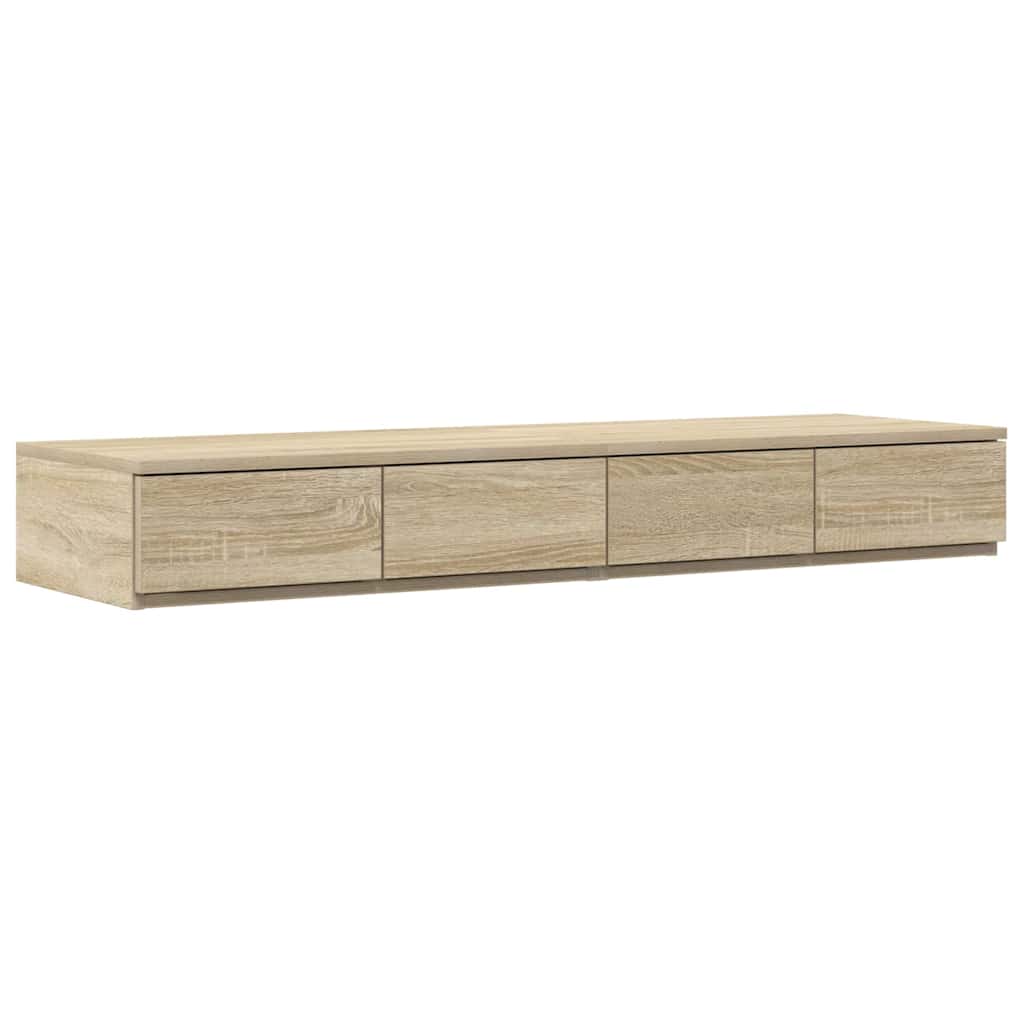 Sengeskuffer Sonoma eik 120 x 36,5 x 16,5 cm Konstruert tre
