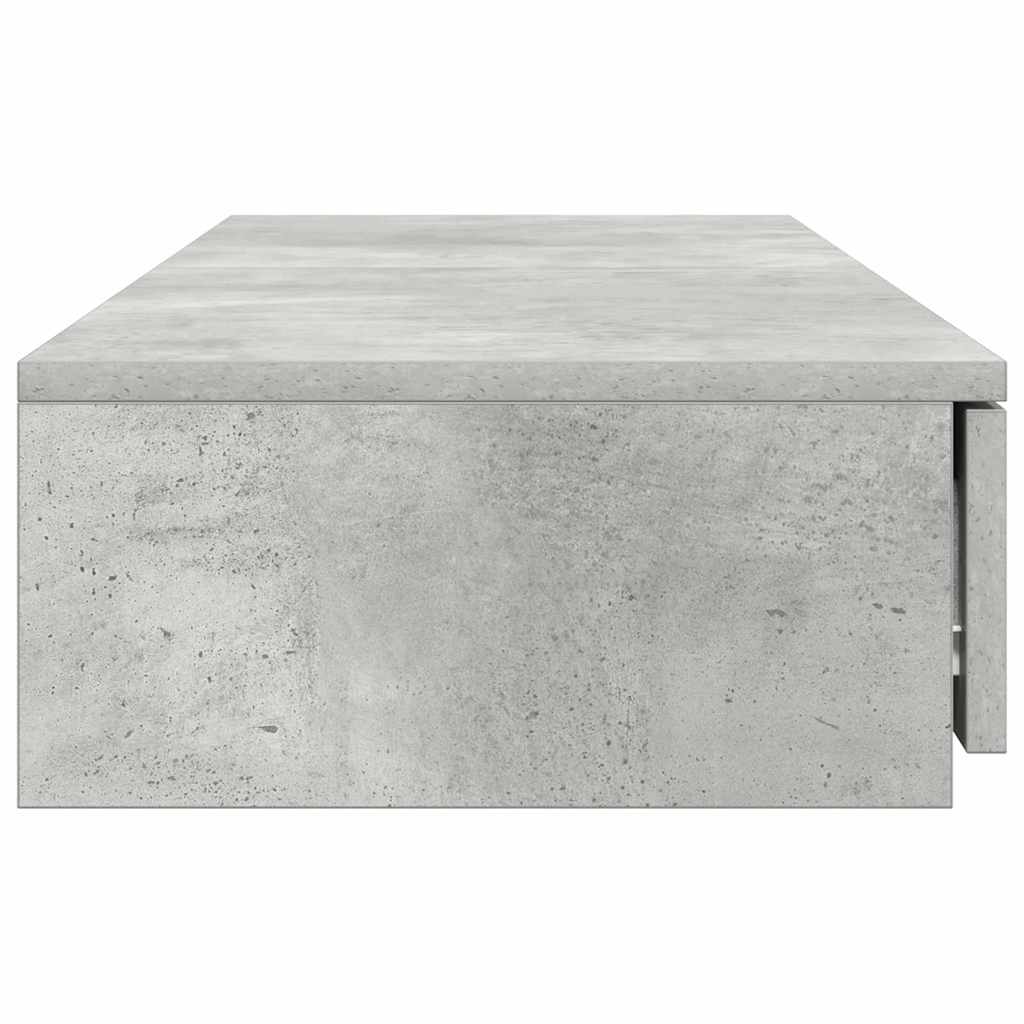 Sengeskuffer Betonggrå 120 x 36,5 x 16,5 cm Konstruert tre