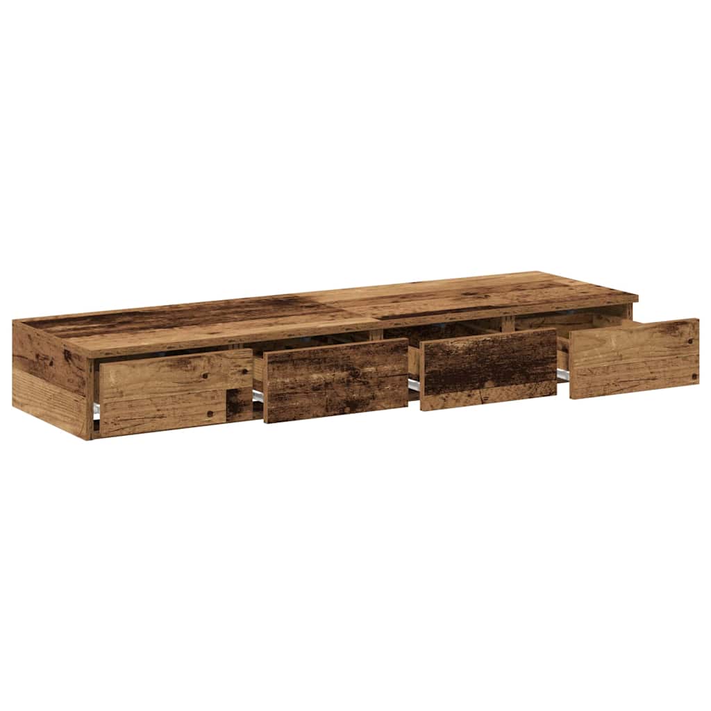 Sengeskuffer Gammelt tre 120 x 36,5 x 16,5 cm Konstruert tre