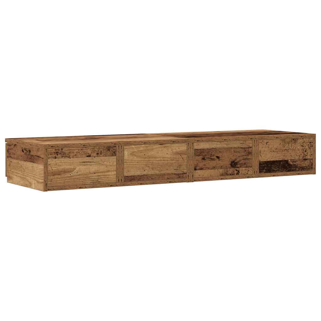 Sengeskuffer Gammelt tre 120 x 36,5 x 16,5 cm Konstruert tre