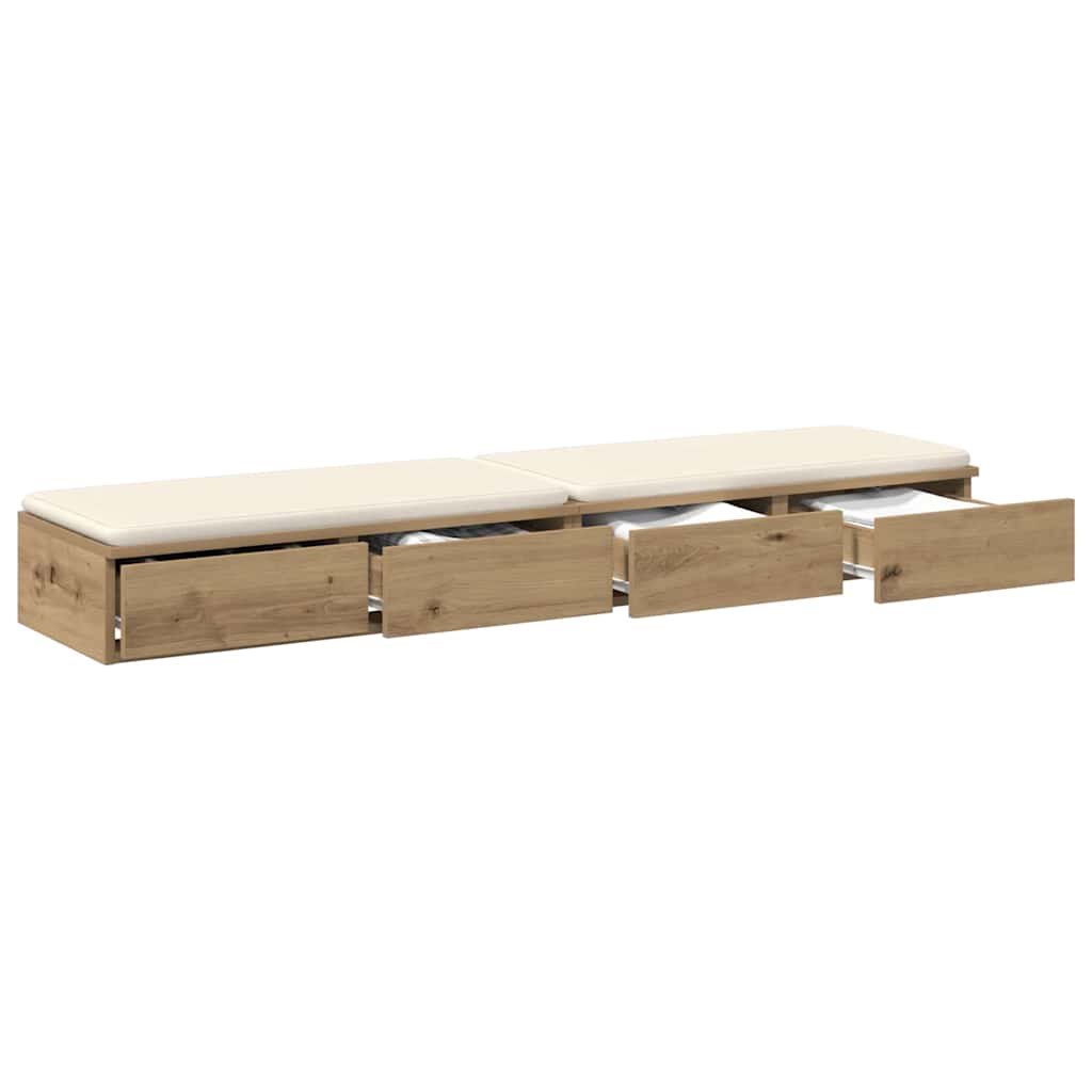 Sengeskuffer Artisan Eik 140 x 36,5 x 16,5 cm Konstruert tre